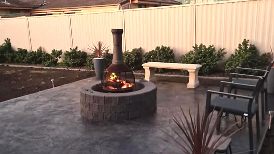 entertainment area fire pit 002